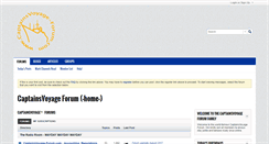 Desktop Screenshot of captainsvoyage-forum.com