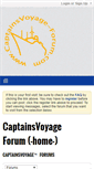 Mobile Screenshot of captainsvoyage-forum.com